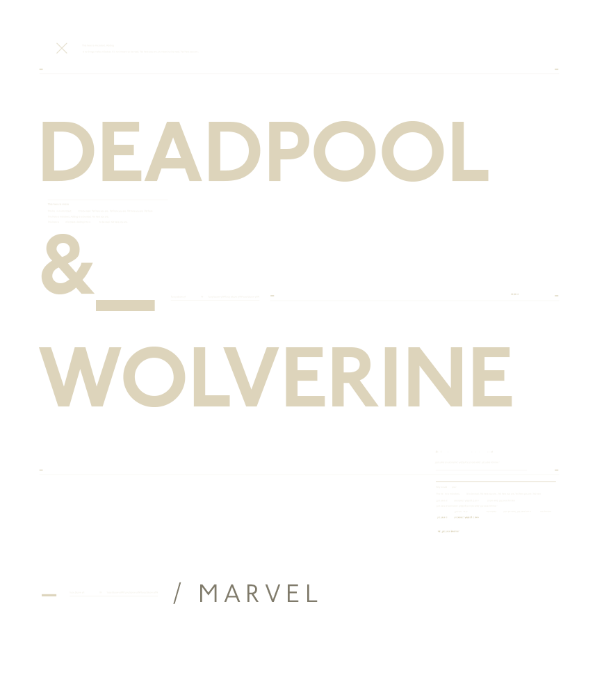 DEADPOOL & WOLVERINE